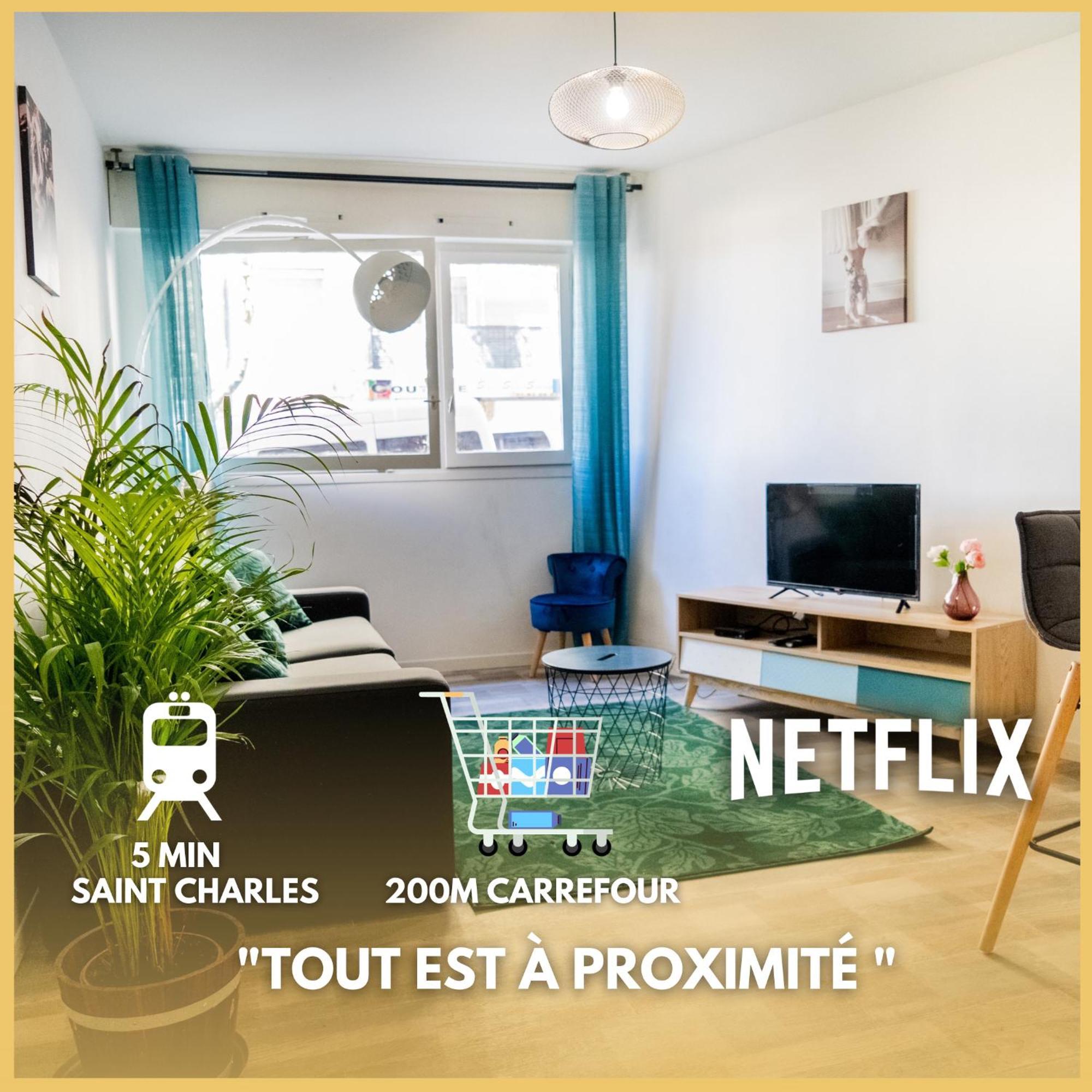 5 Minutes Saint Charles Apartment Marseille Bagian luar foto